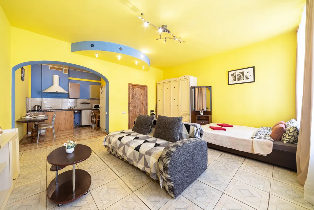 Квартира Квартира Просторная, уютная студия в центре Санкт-Петербурга — Санкт-Петербург