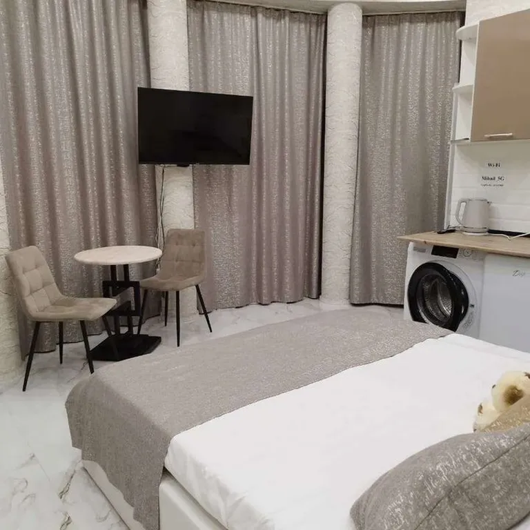 Квартира Квартира Уютная студия в ЖК Морской бepег — Лазаревское