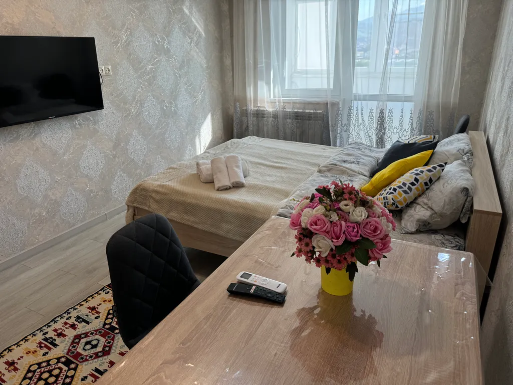 Квартира Уютная однокомнатная квартира со свежим ремонтом — Махачкала