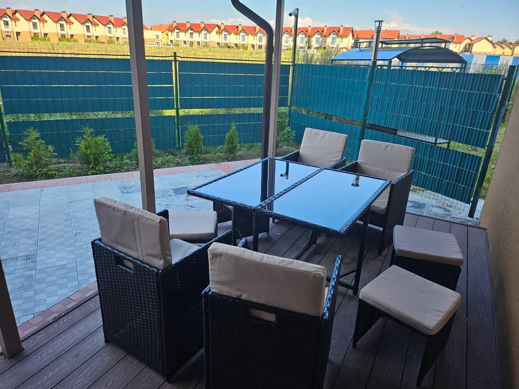 Домик у моря с зоной барбекю