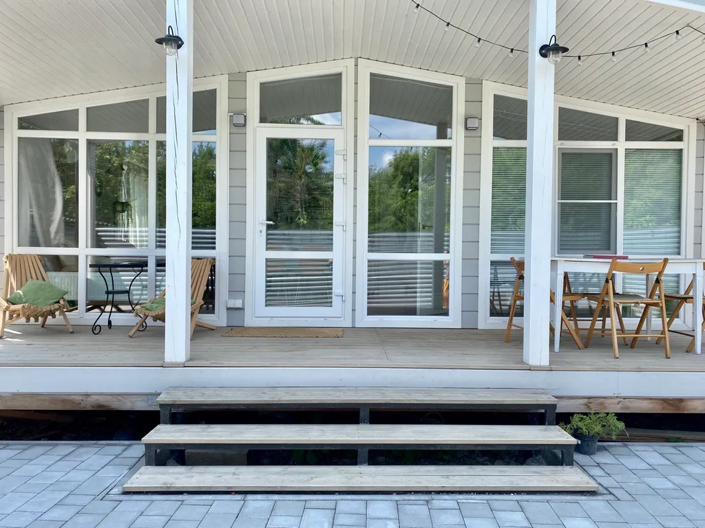 Дом с террасой и барбекю в историческом центре города