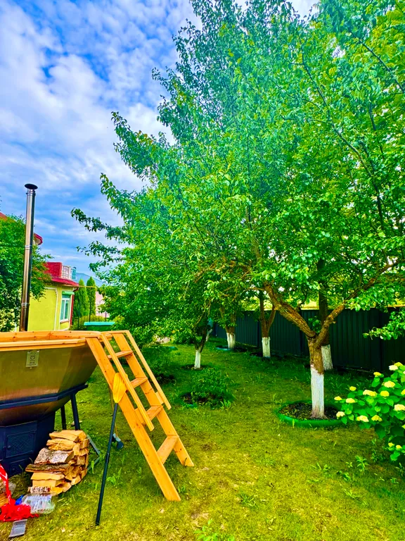 Дом с Баней на дровах и Банным Чаном в прекрасном месте