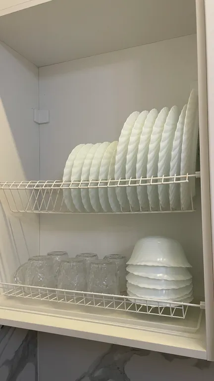 Уютная однокомнатная с видом на город возле набережной в Астане