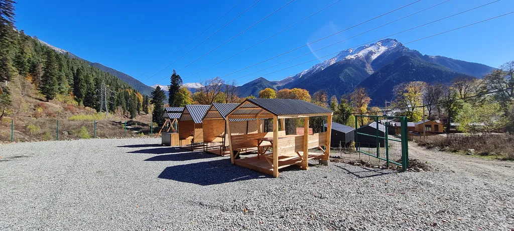 Экодомик с великолепным видом на горы