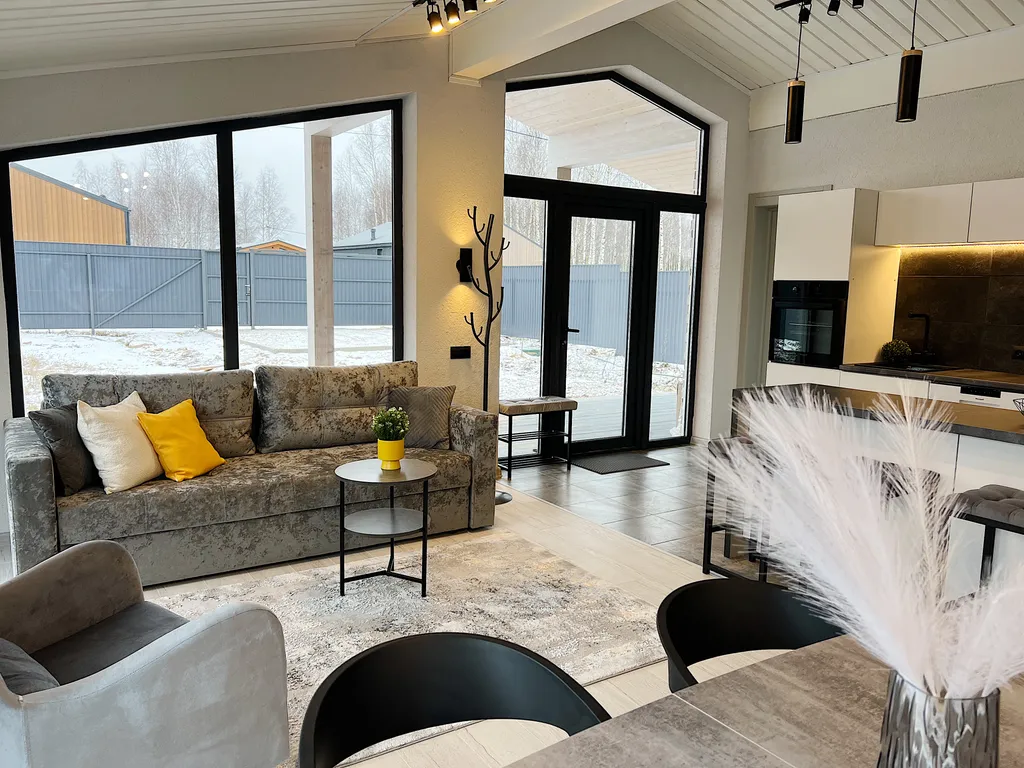 Стильный новый и просторный дом у горнолыжного курорта