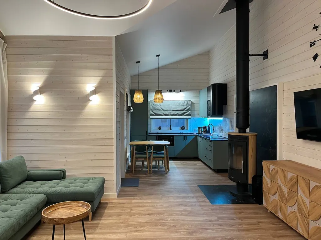 Роскошный коттедж на берегу озера