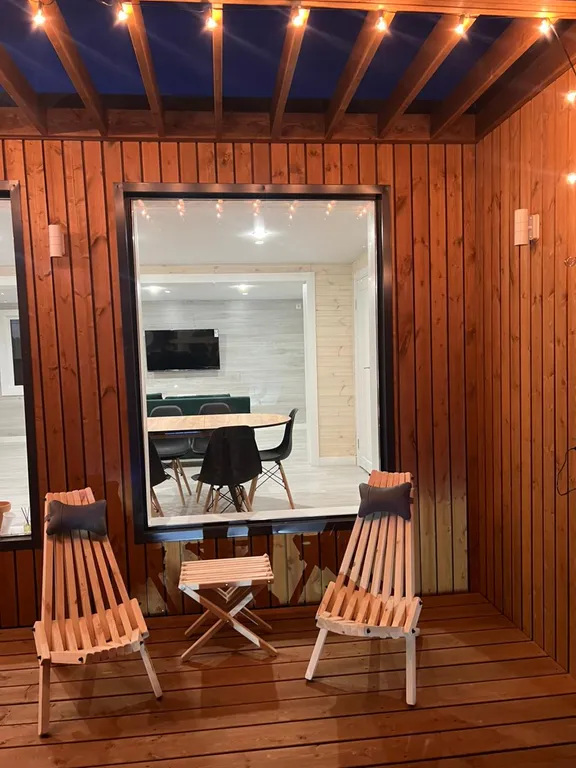 Коттедж Модульный дом с баней, костровой чашей и мангалом — Казань