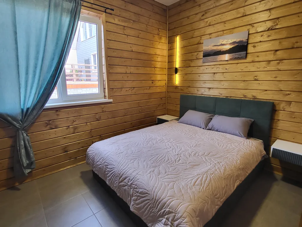 Коттедж Стильный новый дом 2025 г постройки с сауной в живописном месте — Волхов