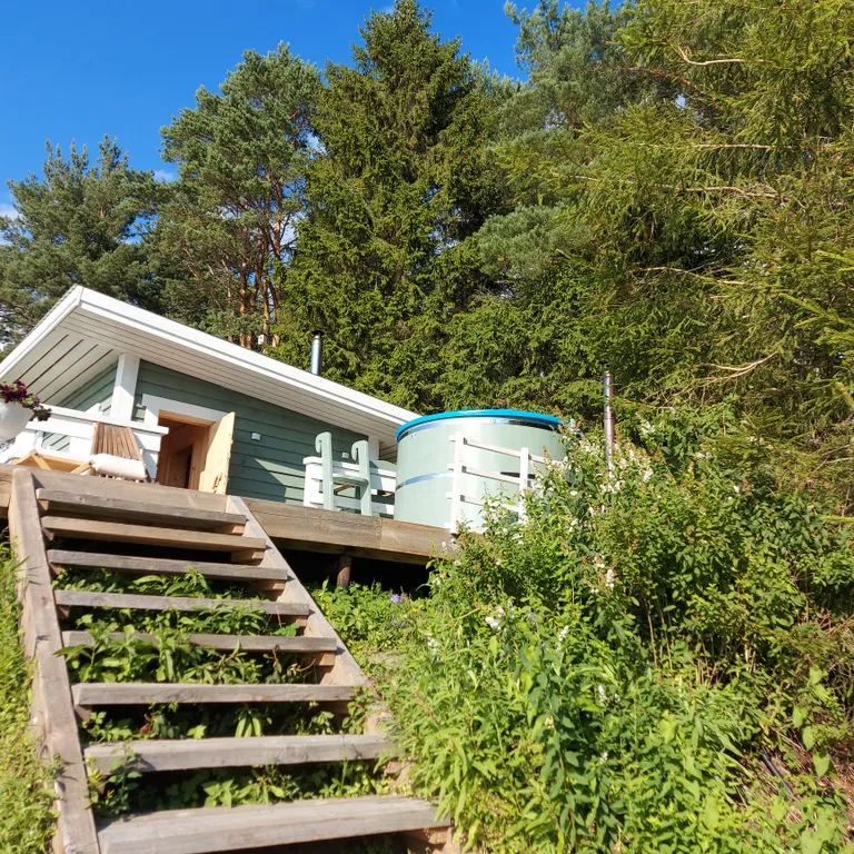 Коттедж Дом в Карелии с видом на реку — Нурмойла