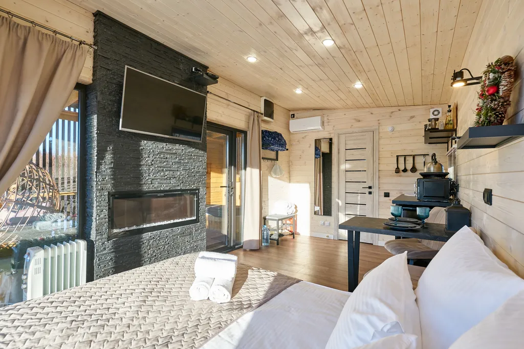 Дом с камином