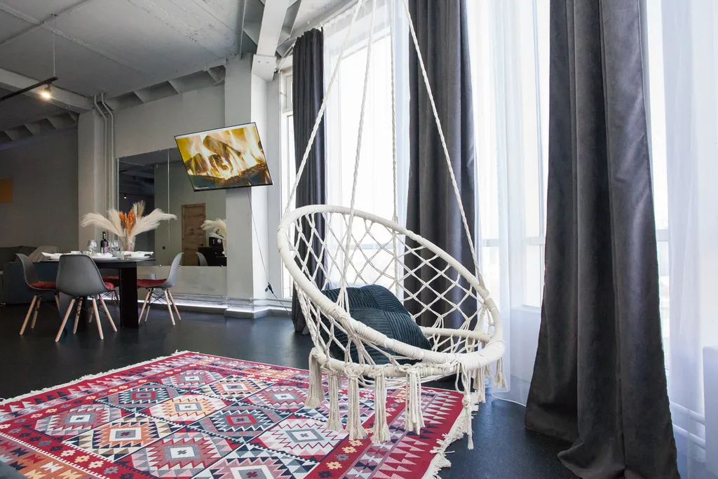 Апартаменты с панорамным окнами с видом на город