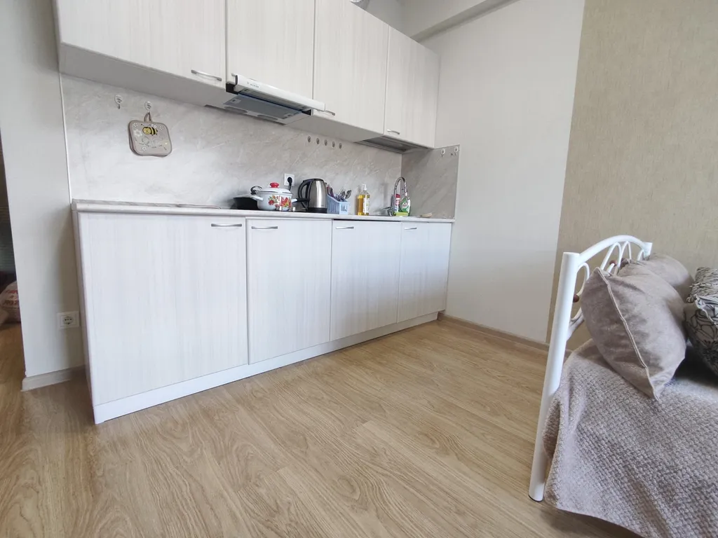 Уютная квартира-студия на самом берегу Черного моря в элитном ЖК