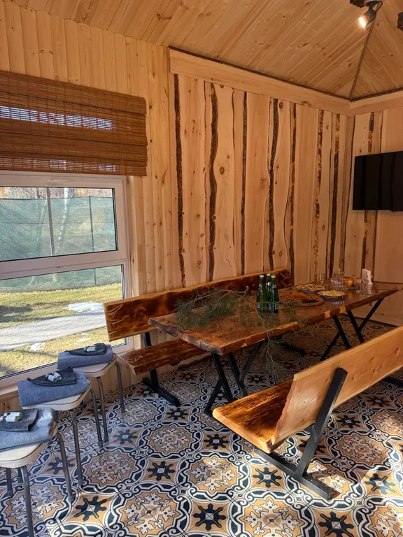 Дом с кедровой баней и термо-бассейном