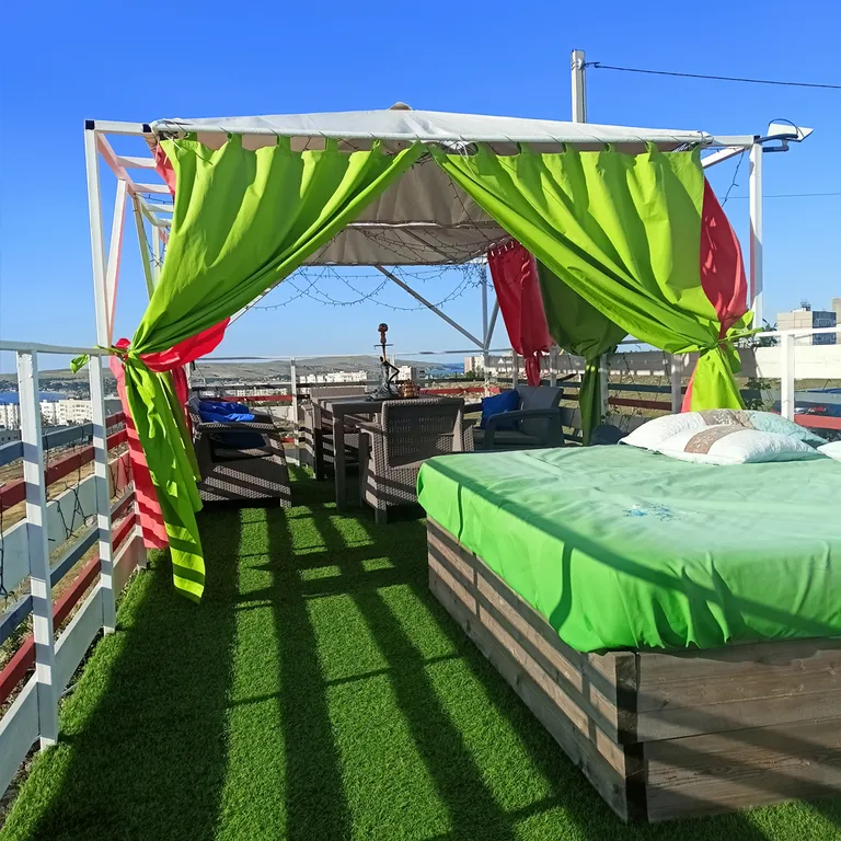 2-комнатный дом с бассейном с видом на Азовское море Абрикос