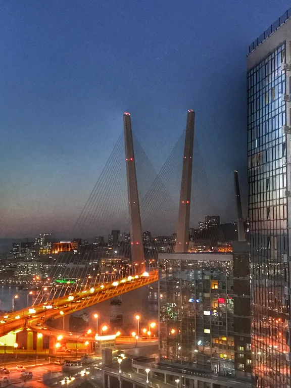 Квартира с невероятным видом из окна на Золотой Мост и бухту Золотой Рог