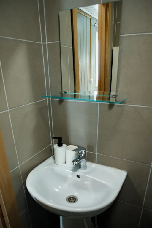 Дом-студия до 3 гостей с террасой и видом на горы