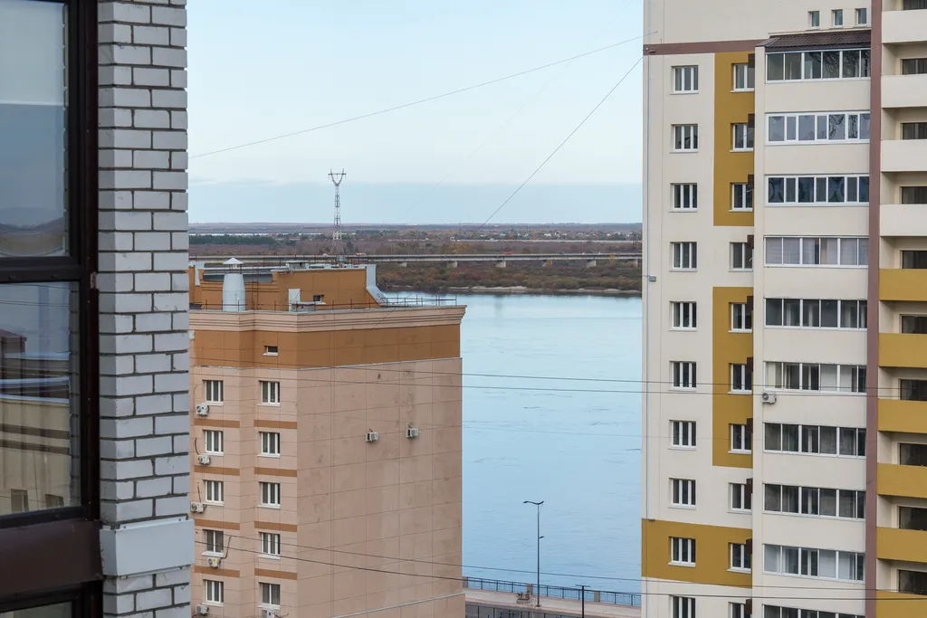 Квартира с видом на реку Зея