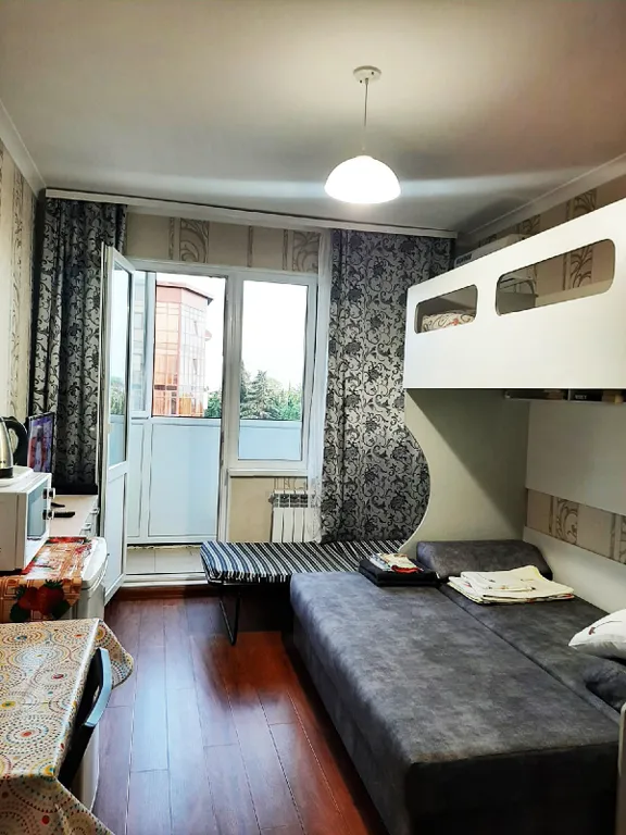 Студия у пляжа с видом на море