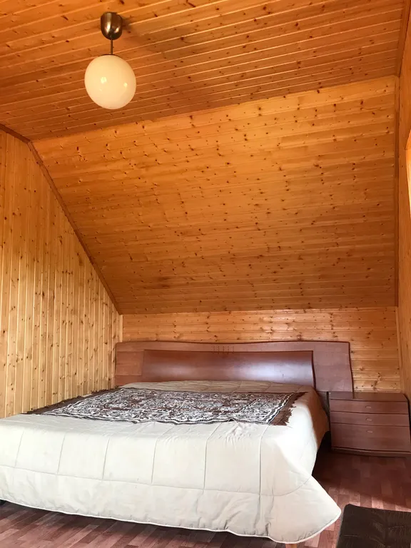 Дом с баней на дровах с вениками и паром