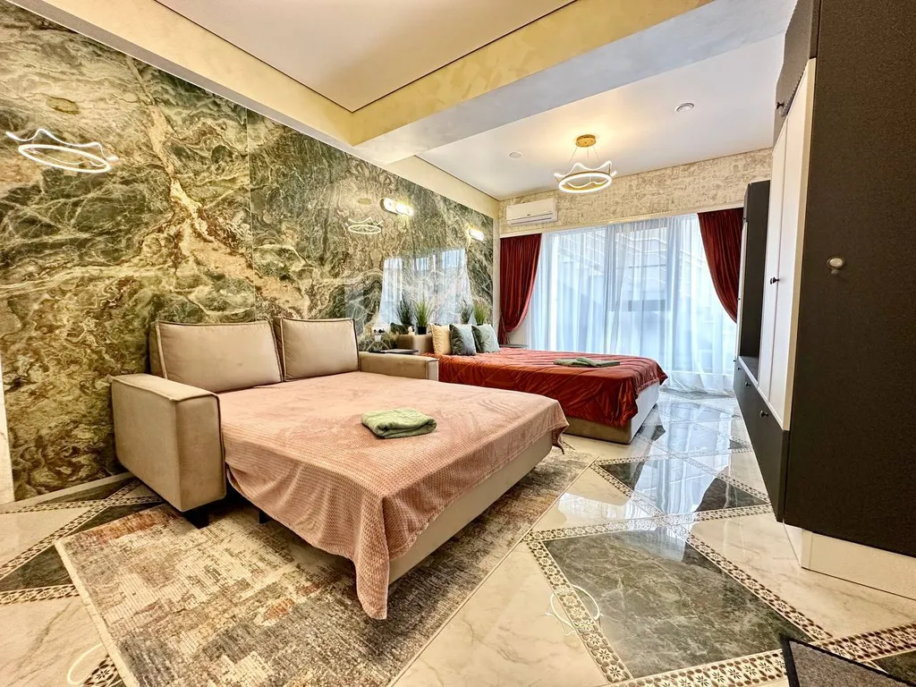 Квартира Дизайнерская студия в двух шагах от моря с бассейном — аренда посуточно в Дагомыс