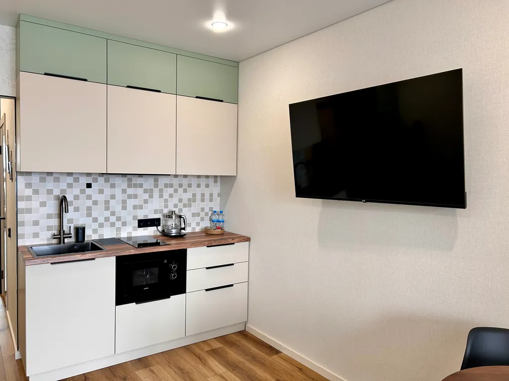 Уютные апартаменты в ЖК бизнес-класса с зарядкой для электромобилей