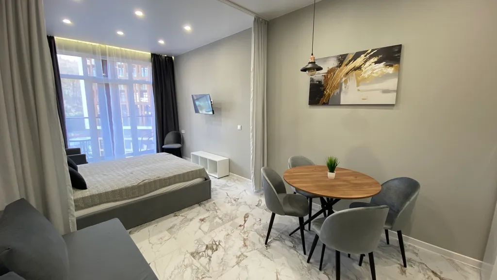 Квартира Просторная и Стильная Квартира в Жилом Комплексе «АллеяПарк» — Мамайский Перевал