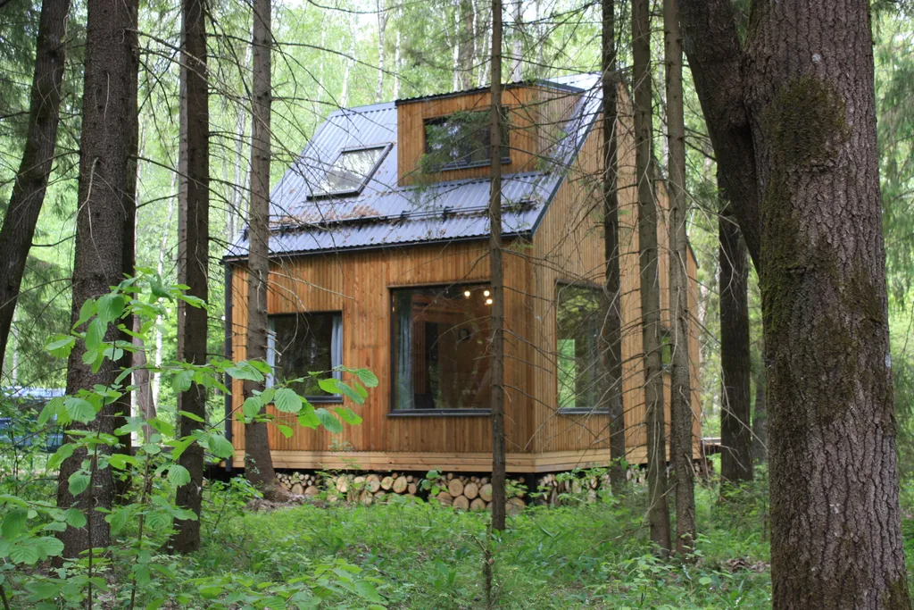 Домик в лесу на берегу Плещеева Озера