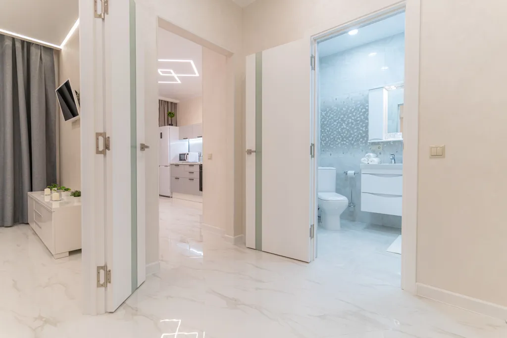 Однокомнатный апартамент с красивым видом на город