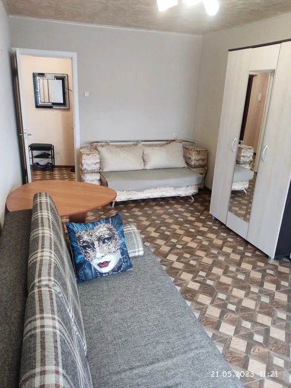 Уютная квартира с огромной кухней, городской пляж рядом