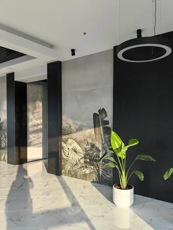 Boho apartment Tropical garden