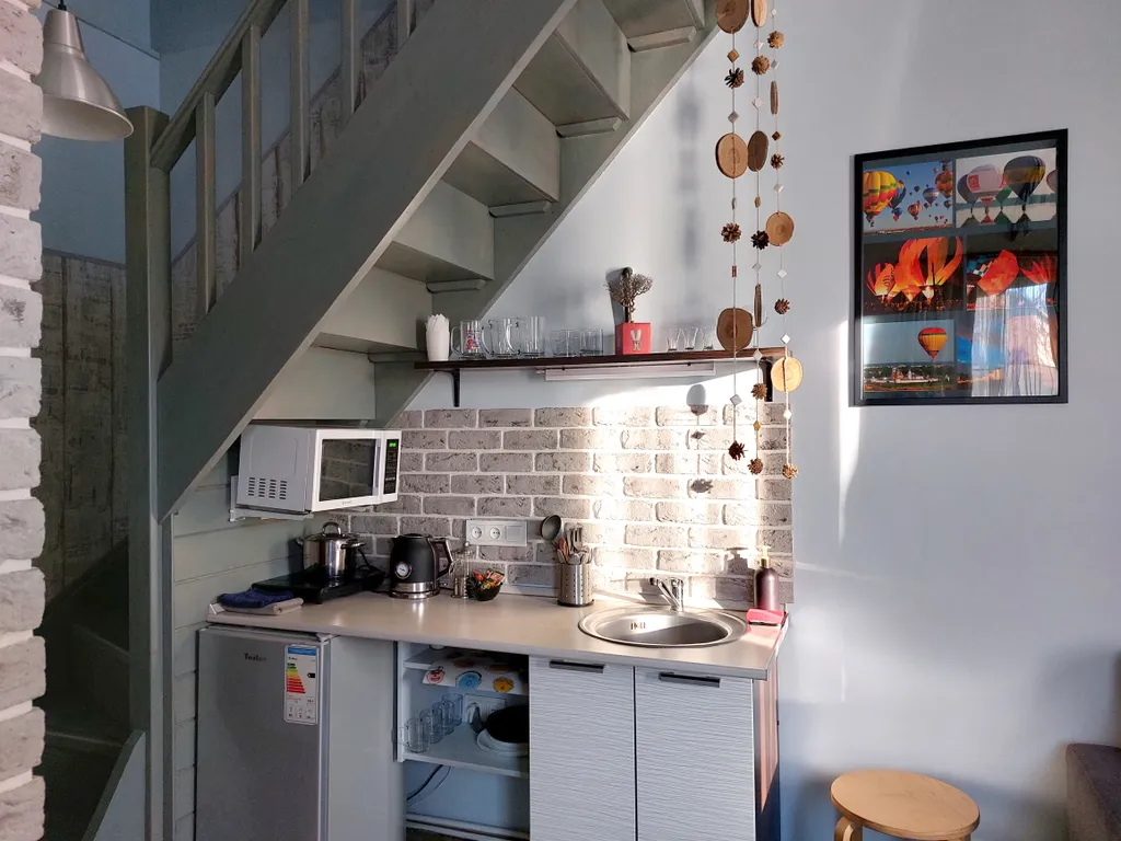 Двухуровневая квартира с выходом в сад