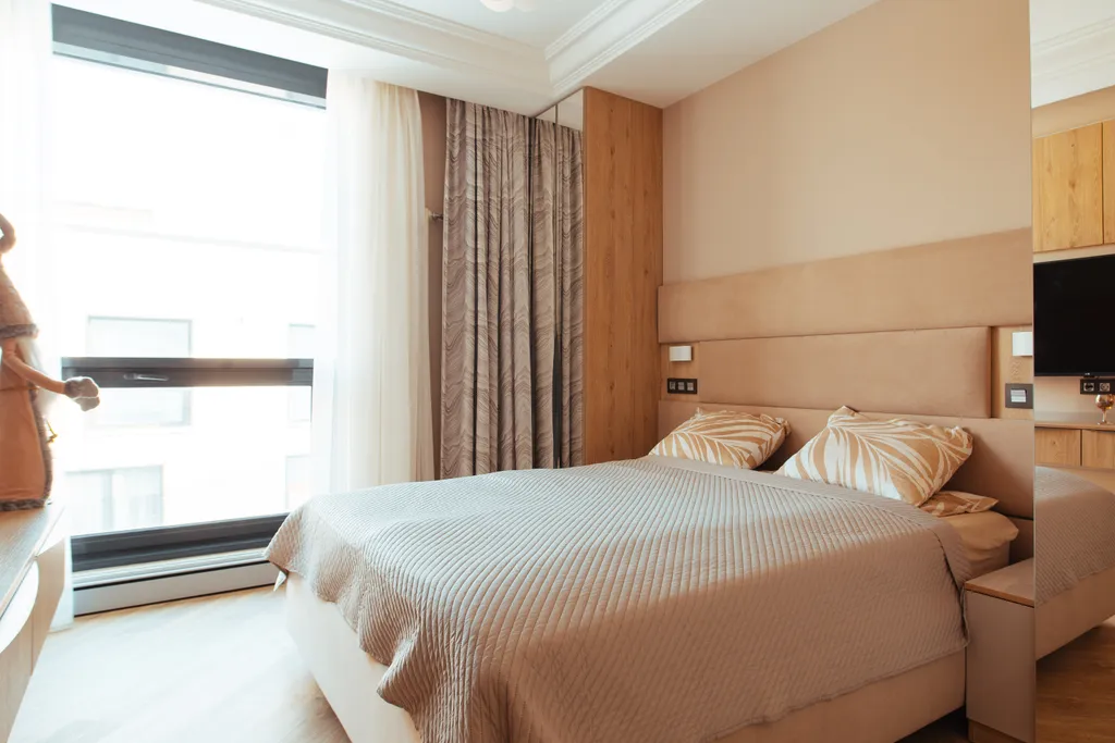 Апартаменты Охтапартлюкс с сауной и камином с 2-мя спальнями