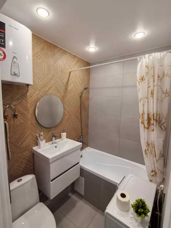 Уютная студия с красивым видом на город