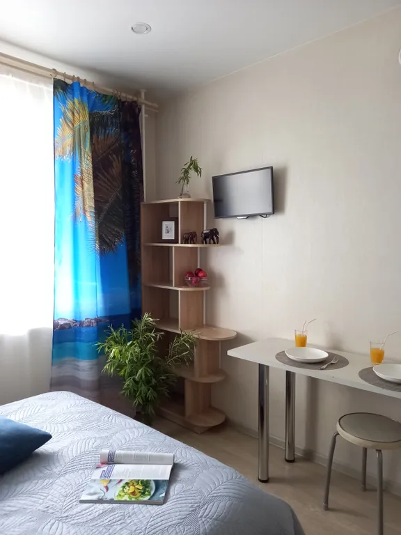 Свежая, чистая, небольшая студия для двоих