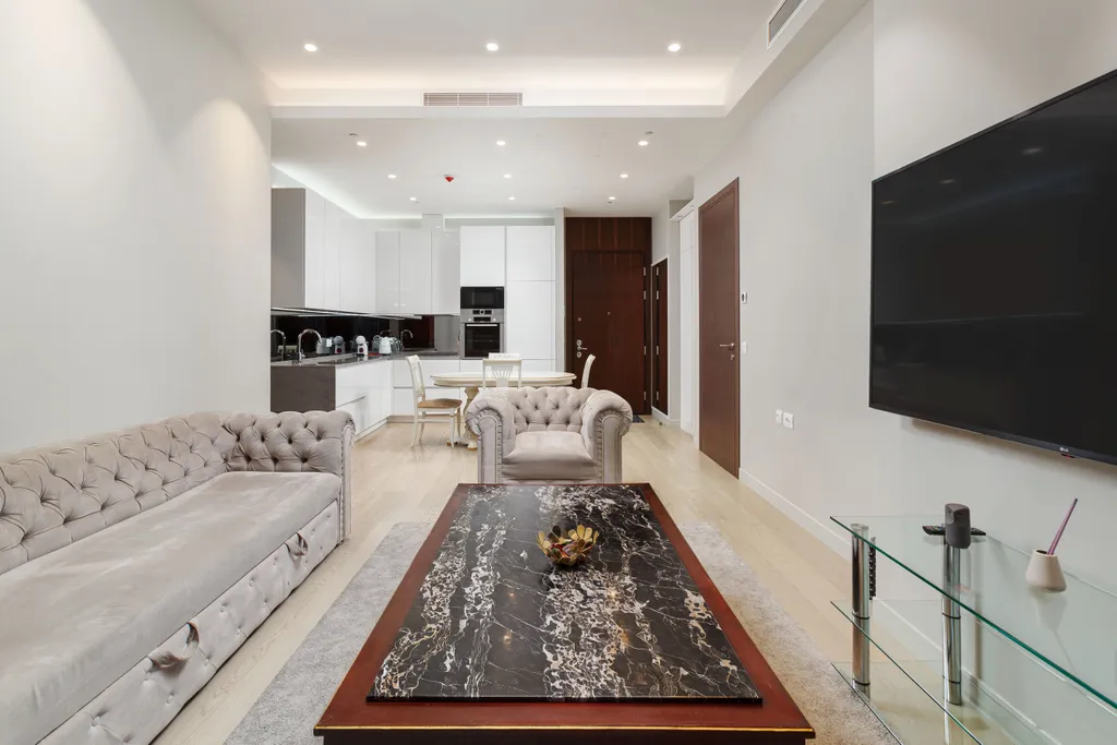 Топовый апарт на 53 этаже с двумя изолированными спальнями и двумя с/у