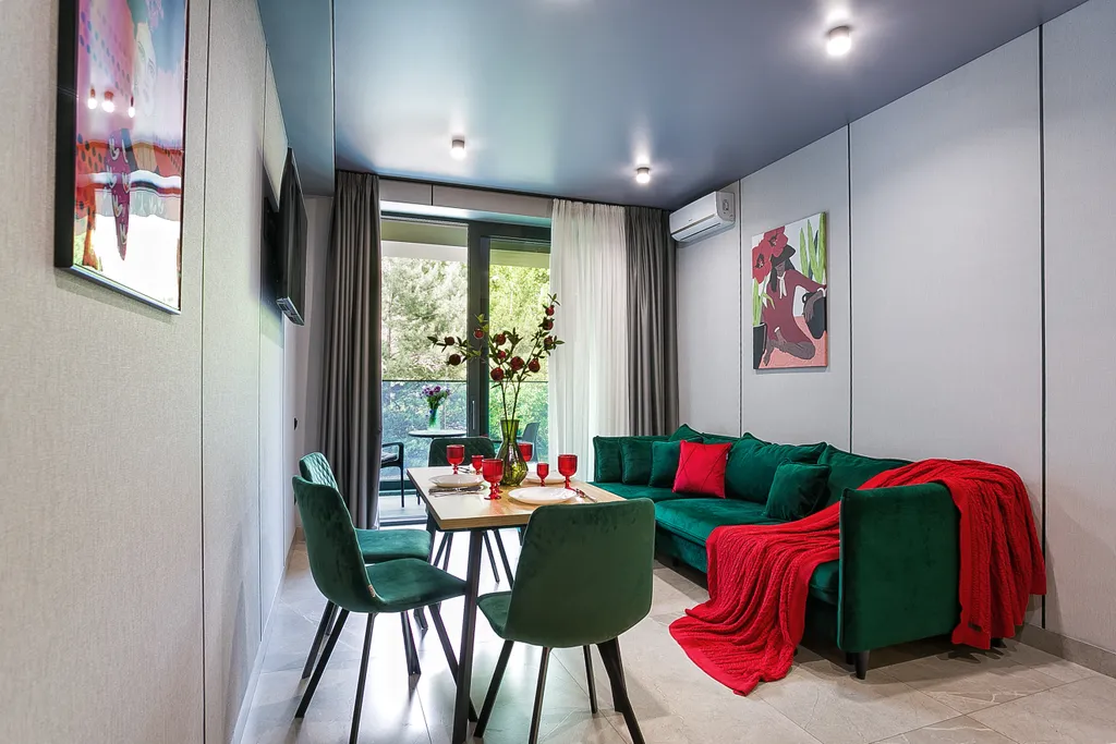 Квартира Гранатовый. На большую семью, вид на лес — аренда посуточно в Ялта