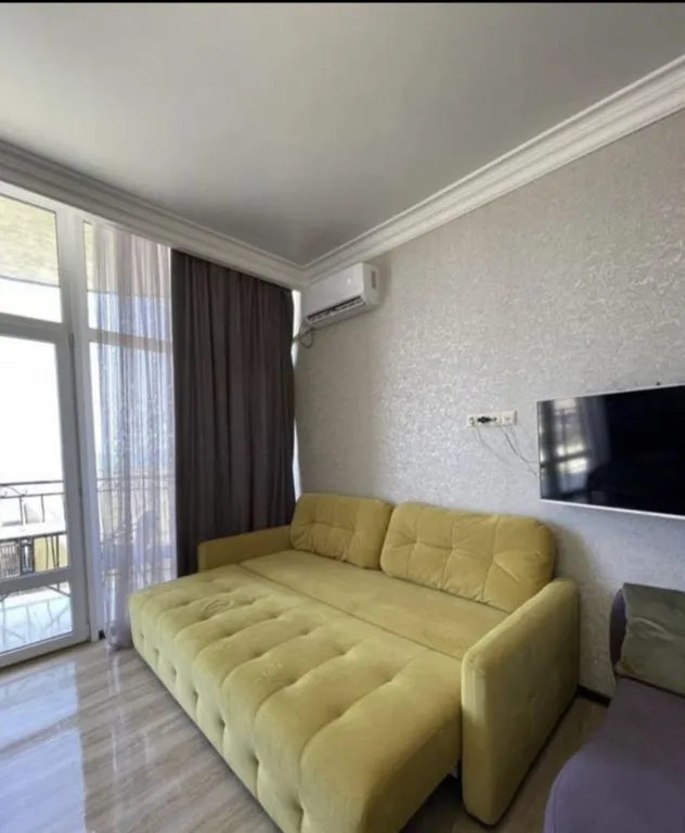 Апартаменты с видом на море с балконом на побережье Каспийского моря