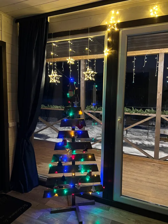 Коттедж Коттедж с сауной рядом с озером — Луга