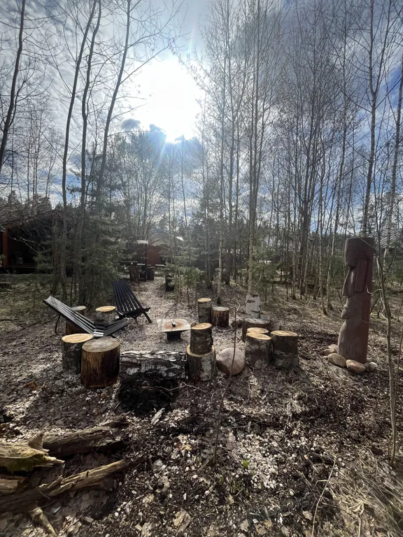 Дом 47m2 — чан, баня на дровах, рядом лес