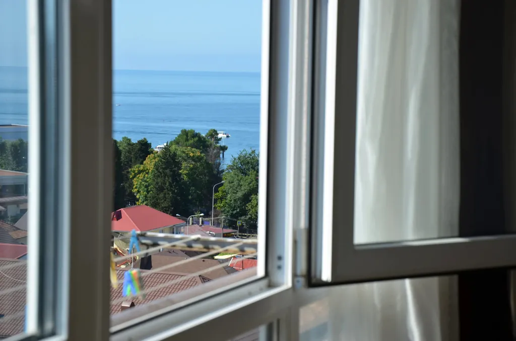 Апартаменты с видом на море, 1-я береговая, пляж Чайка