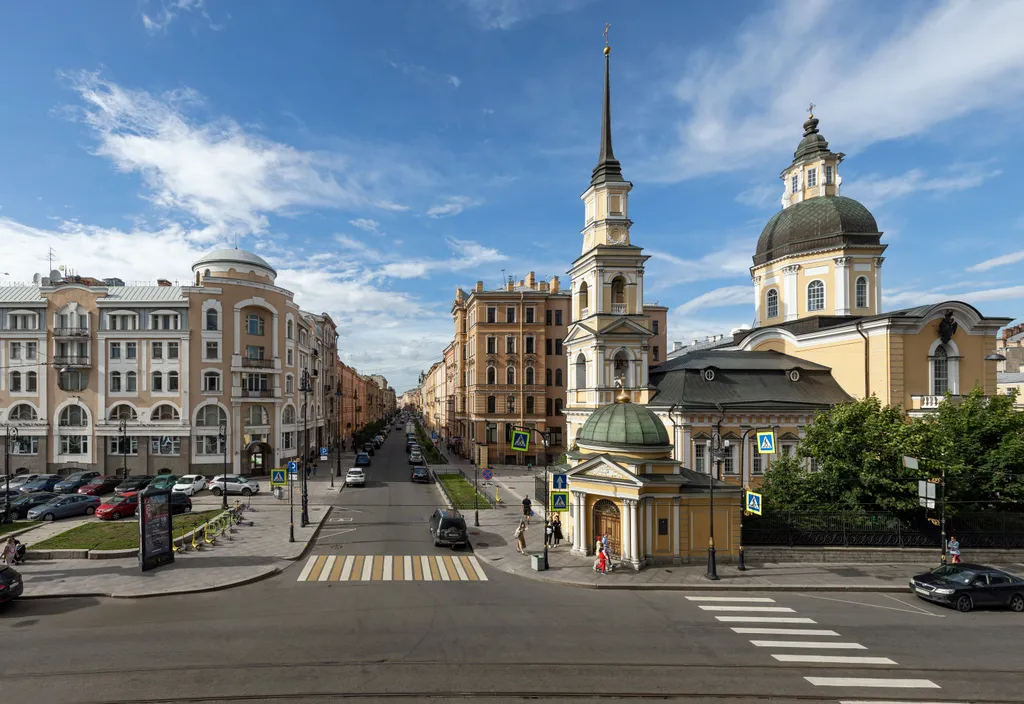 Квартира Квартира У реки Фонтанки с видом на Собор — Санкт-Петербург