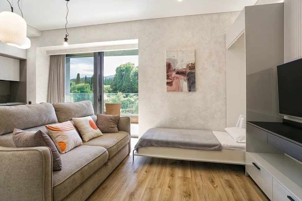 Апартамент с дизайнерским ремонтом