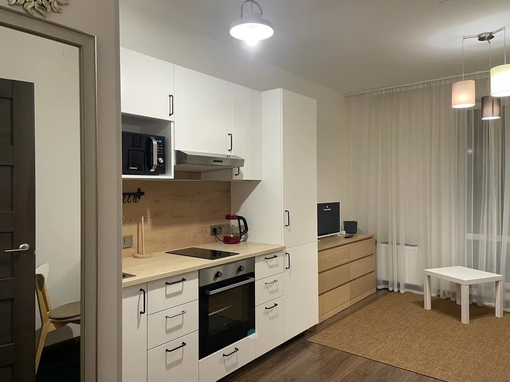 Квартира Квартира Светлая студия на Уральской улице — Санкт-Петербург