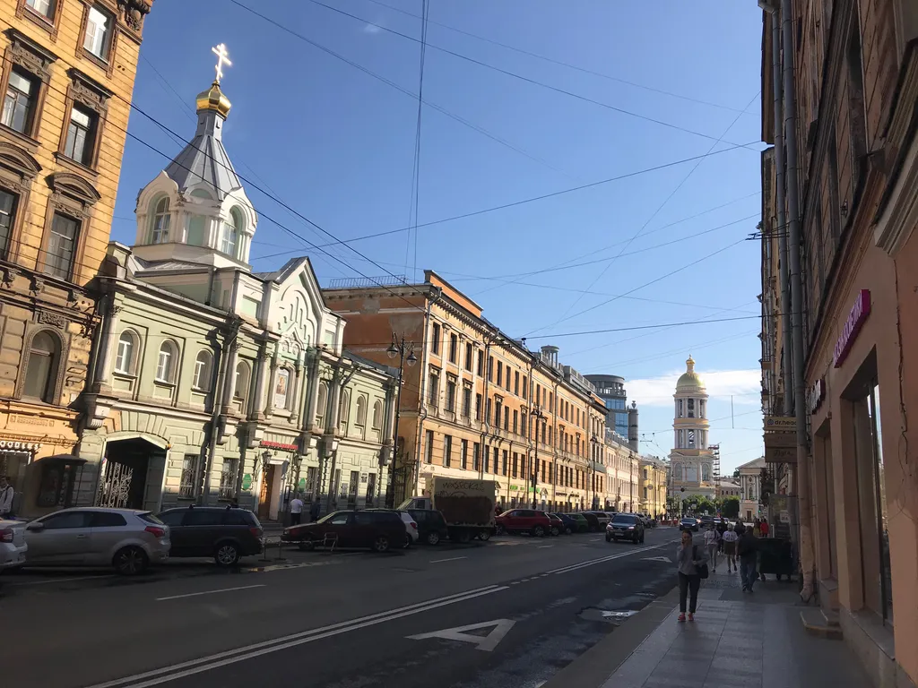 Квартира Чудесная квартира-студия с возможностью парковки у Пяти углов — Санкт-Петербург