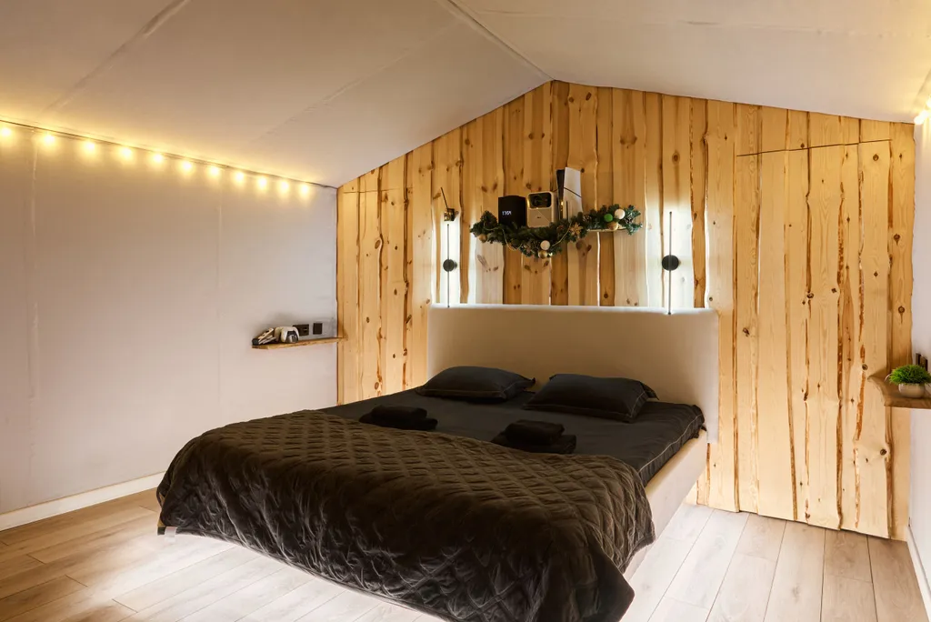 Домик с банным чаном и панорамным видом на лес Комфорт+ для двоих