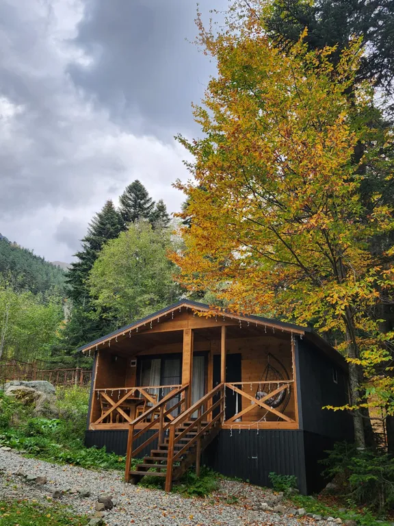 Коттедж Коттедж Уютное шале в окружении леса — Архыз