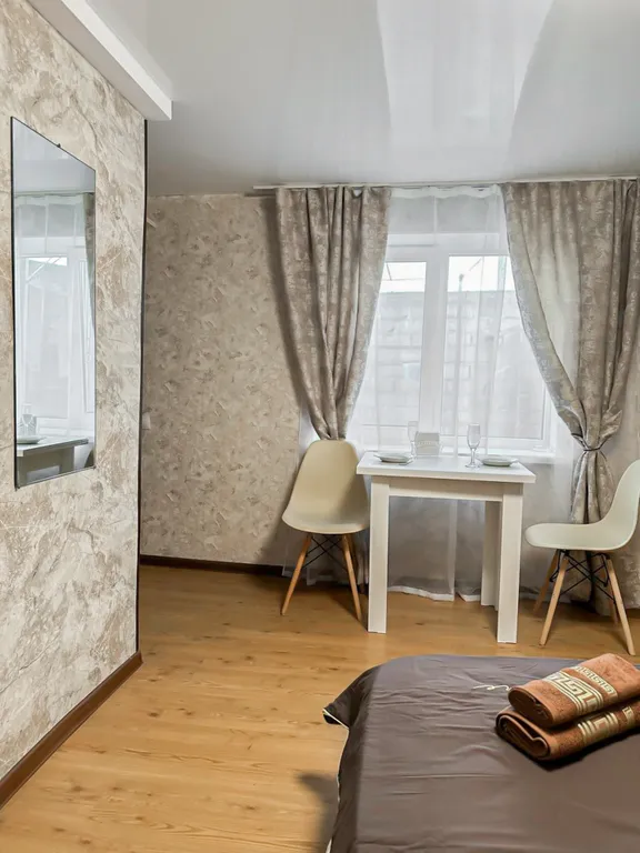 Уютный домик для двоих с мангалом и парковкой на территории