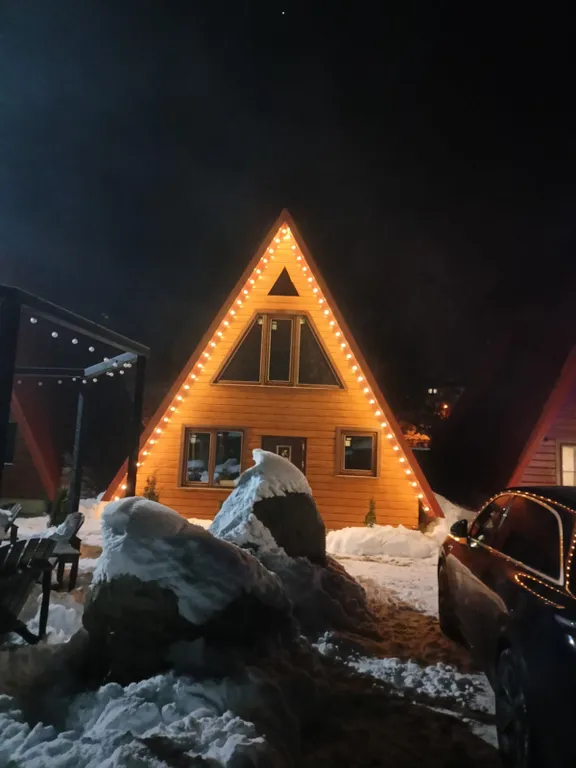 Домик шалаш A-frame