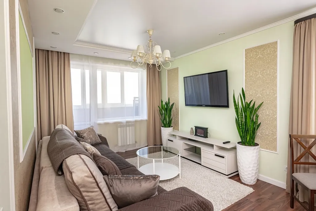 Прекрасная квартира с шикарным видом на мост в центре