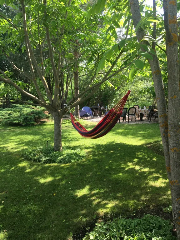 Коттедж Уютный деревянный дом с ландшафтным садом у озера — Шеметово